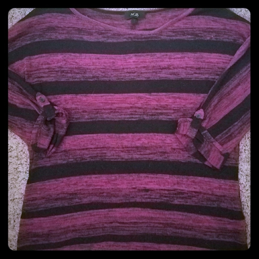Light weight striped blouse, size XL